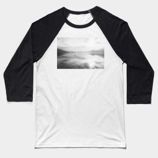 Winter Sky Reflections on Skaha Lake Baseball T-Shirt